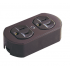 Arrow Hart Tomacorriente WD0197, 2 Enchufes, 127V, 15A, Café