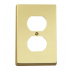 Arrow Hart Tapa para Pared WD0357, 2 Puertos, 1 Pieza, Dorado
