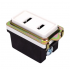 Arrow Hart Tomacorriente WD7112, 1 Enchufes, 127V, 15A, Blanco