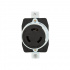Arrow Hart Tomacorriente WD7379, 1 Enchufes, 600V, 50A, Negro - Imagen adicional 1