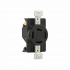 Arrow Hart Tomacorriente 7410B, 1 Enchufes, 120 - 208V, 20A, Negro - Imagen adicional 1