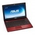 Netbook ASUS Eee PC 1225B 11.6", AMD E-450 1.65GHz, 4GB, 320GB, Windows 7 Starter, Rojo  1