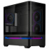 Gabinete ASUS Prime AP202 ARGB, Midi-Tower, Micro-ATX/Mini-ITX, USB 3.0, sin Fuente, 3 Ventiladores Instalados, Negro - Imagen adicional 1