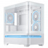 Gabinete ASUS Prime AP202 ARGB, Midi-Tower, Micro-ATX/Mini-ITX, USB 3.0, sin Fuente, 3 Ventiladores Instalados, Blanco - Imagen adicional 1