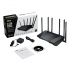 Router ASUS Gigabit Ethernet Tri-Band RT-AC3200, Inalámbrico, 5x RJ-45, 2.4-5GHz, con 6 Antenas Desmontables ― ¡Optimizado para Gaming!  3