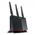 Router ASUS Gigabit Ethernet de Banda Dual Firewall RT-AX86S para Gaming con AiMesh Wi-Fi 6, Inalámbrico, 5700 Mbit/s, 2.4GHz/5GHz, 3 Antenas Externas, 1 Interna  5