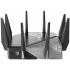 Router ASUS Gigabit Ethernet de Tribanda MU-MIMO Firewall GT-AXE11000 para Gaming AiMesh, Inalámbrico, 4804 Mbit/s, 5x RJ-45, 2.4 GHz/5GHz /6GHz, 8 Antenas Externas  8