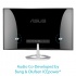 Monitor ASUS MX279H LED 27'', Full HD, 2x HDMI, Negro/Plata - Bocinas Integradas (2 x 3W)  4