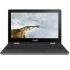Laptop ASUS Chromebook Flip C214MA 11.6" HD, Intel Celeron N4000 2.60GHz Turbo, 4GB, 32GB, Chrome OS, Negro/Gris  1