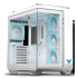 Gabinete ASUS TUF Gaming GT502 Horizon, Midi-Tower, ATX/Micro-ATX/Mini-ITX, USB 3.0, sin Fuente, 4 Ventiladores Instalados, Blanco