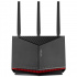 ASUS Router Gaming RT-BE86U MU-MIMO Firewall, Wi-Fi 7, 4 x RJ-45 5764 Mbit/s WLAN, Inalámbrico, Doble Banda 2.4/5 GHz, 4 Antenas Externas