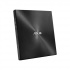 Asus SDRW-08U9M-U Quemador de DVD, DVD-R 8x / DVD+RW 8x, USB 2.0, Externo, Negro - Imagen adicional 2