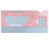 Teclado Gamer ASUS ROG Strix Flare Pink RGB, Teclado Mecánico, Cherry MX Brown, Alámbrico, Rosa (Inglés)  1