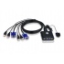 Aten Switch KVM CS22U, 2 Puertos USB, con Cable VGA/USB  1