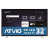 ATVIO TV LED ATV-32SMR 32", HD, Negro  2