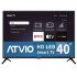 ATVIO Smart TV LED ATV-40HDR 40", HD, Negro  2