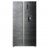Aucma Refrigerador ARSB598R1DV, 22 Pies Cúbicos, Gris