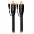 AudioQuest Cable Coaxial RCA Macho - RCA Macho, 5 Metros, Negro  1