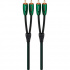 AudioQuest Cable 2x RCA Macho - 2x RCA Macho, 2 Metros, Verde  2