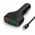 AUKEY Cargador para Auto CC-T9, 12V, 4x USB 2.0, Negro  1