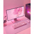 Teclado Gamer Aukey KM-G15 RGB, Teclado Mecánico, Alámbrico, Rosa (Inglés)  5