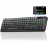 Teclado Gamer Aula F108PRO LED RGB, Teclado Mecánico, Linear, Alámbrico/Inalámbrico, USB/Bluetooth, Negro, Inglés