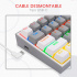 Teclado Gamer Aula F75 Max LED RGB 75%, Teclado Mecánico, Linear, Alámbrico, USB/RF Inalámbrico/Bluetooth, Multicolor, Inglés - Imagen adicional 2