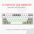 Teclado Gamer Aula F75 Max LED RGB 75%, Teclado Mecánico, Linear, Alámbrico, USB/RF Inalámbrico/Bluetooth, Multicolor, Inglés - Imagen adicional 1