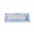 Teclado Gamer Aula F75 LED RGB 75%, Teclado Mecánico, Linear, Inalámbrico, USB/Bluetooth, Multicolor, Español