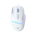 Mouse Gamer Ergonómico Aula Mountain S12 Pro, Alámbrico, Óptico, 12.800DPI, USB-A, Blanco