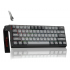 Teclado Gamer Aula Win60 HE Pro LED RGB 60%, Alámbrico, USB, Negro, Inglés
