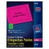 Avery Etiquetas de Identificación 5975, 15 Etiquetas de Tamaño Carta, Verde Magenta y Amarillo Neon