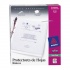 Avery Protector de Hojas Básicos, Tamaño Carta, Semi-Transparente, 100 Piezas  1