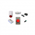 Axceze Kit Cable de Alarma de 4 Hilos, 40 Metros, Gris, incluye 1 Adaptador de Alimentación FS-FC01, 1 Caja Plástica TMK7902-02001
