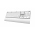 Teclado Azio MK-MAC, Mecánico, Cherry MX Marrón, Inalámbrico, Bluetooth, Blanco - para Mac (Inglés)