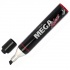 Azor Marcador Permanente Mega Size Negro, 6 Piezas  2