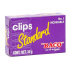 Baco Clip Estándar Metal Galvanizado, 100 Piezas  1