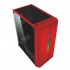 Gabinete Balam Rush CYCLOPS GSX5000 con Ventana, Midi-Tower, ATX/Micro ATX/Mini-ITX, USB 2.0/3.0, sin Fuente, Negro/Rojo  1