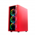 Gabinete Balam Rush KRONOS, Midi-Tower, ATX/Micro-ATX/Mini-ITX, USB 2.0/3.0, sin Fuente, 4 Ventiladores Instalados, Negro/Rojo  - Imagen adicional 1