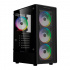 Gabinete Balam Rush DragonFly Crystal GM745, Midi-Tower, ATX/Micro-ATX/Mini-ITX, USB 2.0/3.0, sin Fuente, 4 Ventiladores Instalados, Negro
