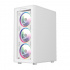 Gabinete Balam Rush DragonFly II Crystal GM745, Mini-Tower, ATX/Micro-ATX/Mini-ITX, USB 2.0/3.0, sin Fuente, 4 Ventiladores Instalados, Blanco