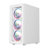 Gabinete Balam Rush DRAGONFLY PERFORM CRYSTAL GM590CW, Mini-Tower, ATX/Micro-ATX/Mini-ITX, USB 2.0/3.0, sin Fuente, 4 Ventiladores Instalados, Blanco - Imagen adicional 1