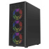 Gabinete Balam Rush DragonFly II Mesh GM740 Negro, Midi-Tower, ATX/Micro-ATX/Mini-ITX, USB 2.0/3.0, sin Fuente, 4 Ventiladores Instalados, Negro  2