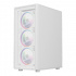 Gabinete Balam Rush DragonFly II Mesh GM740, Mini-Tower, ATX/Micro-ATX/Mini-ITX, USB 2.0/3.0, sin Fuente, 4 Ventiladores Instalados, Blanco - Imagen adicional 1