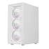 Gabinete Balam Rush DRAGONFLY PERFORM AIRCOOL GM590AW, Midi-Tower, ATX/Micro-ATX/Mini-ITX, USB 2.0/3.0, sin Fuente, 4 Ventiladores Instalados, Blanco - Imagen adicional 1