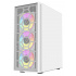 Gabinete Balam Rush DRAGONFLY PERFORM AIRCOOL GM590AW, Mini-Tower, ATX/Micro-ATX/Mini-ITX, USB 2.0/3.0, sin Fuente, 4 Ventiladores Instalados, Blanco
