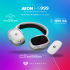 Balam Rush Audífonos Gamer AEON HS999 7.1, Alámbrico/Inalámbrico, 3.5mm/Bluetooth, Blanco - Imagen adicional 4
