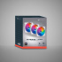 Ventilador Balam Rush Eolox Blaze EX70KW, 3x 120mm, 1200RPM, ARGB, Blanco   5