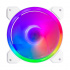Ventilador Balam Rush BR-938075, 120mm, 1500RPM, ARGB, Blanco   2
