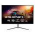 Monitor Gamer Balam Rush Ultra Odyssey II MGX23 LCD 23.8", 1920x1080 Full HD, FreeSync, 165Hz, HDMI/DisplayPort, Negro ― Detalles estéticos en los orificios del poste que sujeta el monitor.  1